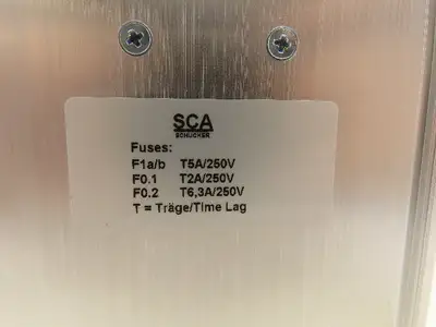 SCA Schucker APC 3000-110 V3 PLC Power Supply 110V Input 6A Output