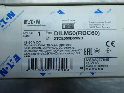 New | in-Stock EATON XTCE050D00WD Relays & Switches Ohio US | HGR 24 #1406503