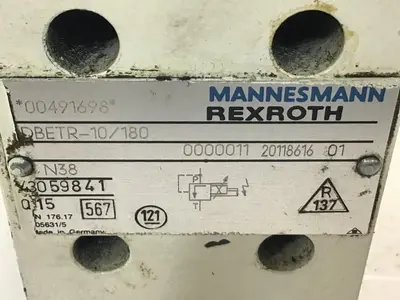 Used MANNESMANN REXROTH DBETR-10/180 Valves/Fittings Michigan US | Ideal Machinery #575597