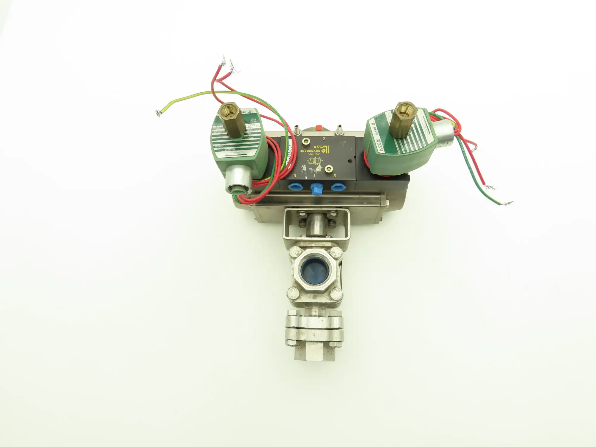 Ferguson Asco 80DA0375 27BC Pneumatic Valve Actuator 3 Way 116psi 120VAC 1" NPT