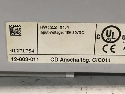USED SIGMATEK CIC011 12-003-011