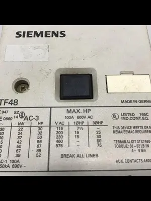 USED SIEMENS 3TF4822-OAK6