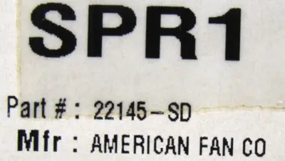 NEW AMERICAN FAN 22145 FAN WHEEL 22145SD
