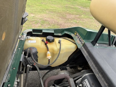 (1) 2014 E-Z-Go golf cart with a Kawasaki gas engine, does not include Club canopy or ball washer, f...