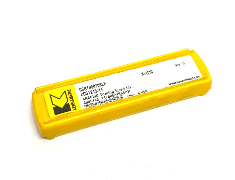 New | in-Stock KENNAMETAL SCREW-ON CCGT-LF POSITIVE INSERT CCGT060208LF Nuts & Screws | Maverick Industrial Sales #1105450