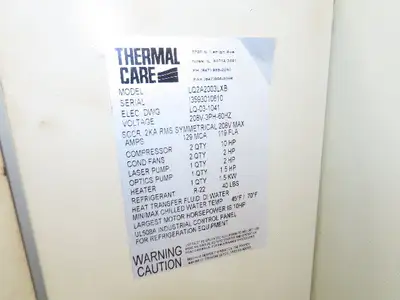 Used THERMAL CARE _UNKNOWN_ HVAC Parts and Equipment Indiana US | Arrow Industrial #1366022