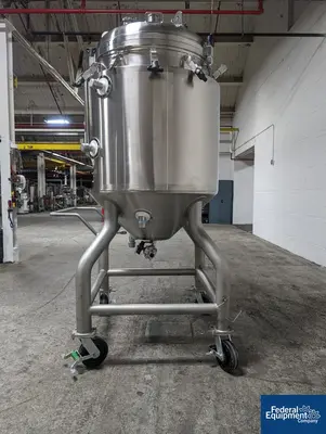 USED A&M Process 500 Liter A&B Process Receiver Tank, 316 S/S, 44/150#