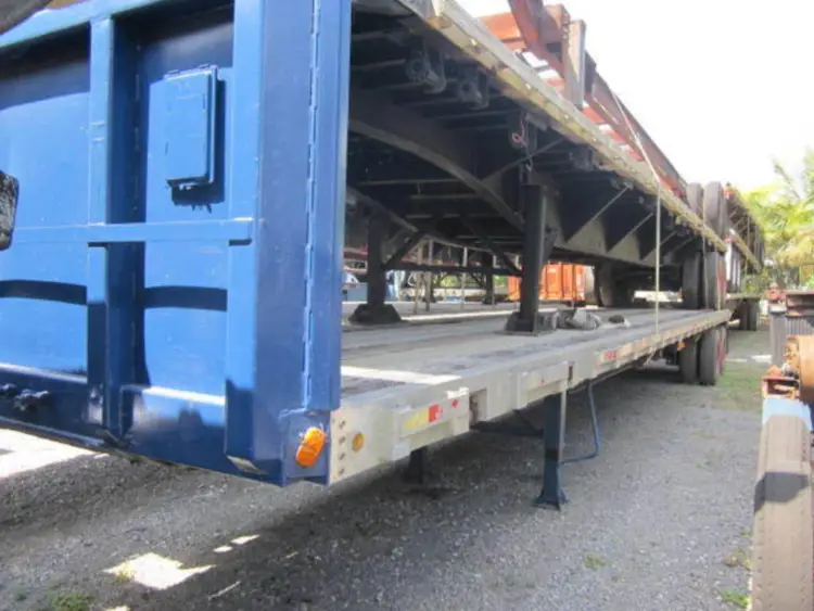 Used UTILITY 45′ ALUMINUM COMBO Flatbed Trailers Florida US | USA Transequipment #1542484