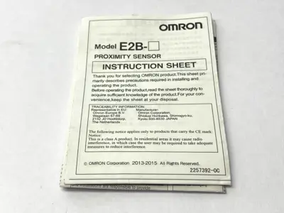 New | in-Stock OMRON E2B-M18LS08-WZ-C1 Proximity Sensors | Maverick Industrial Sales #1107586