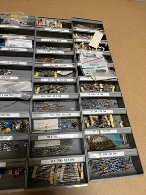 Huge Electrical Lot Circuit Board Repair Resistors, Transitors, Chips, Fuses🇺🇸