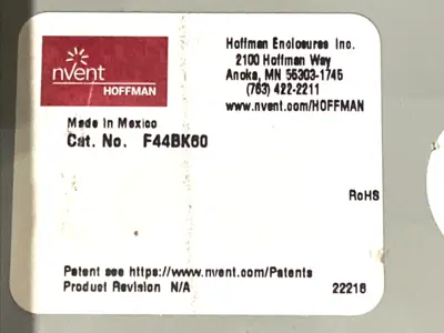 Used NVENT HOFFMAN Bolt-On Wireway Barrier 60" Steel Gray Misc Electrical & Power Parts Michigan US | Maverick Industrial Sales #1402233