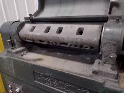 3/8" LEWIS MODEL #8CV WIRE STRAIGHTEN & CUT MACHINE: STOCK 16181
