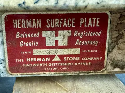 Used 1999 HERMAN 2264 Granite Surface Plates Ohio US | G-2000, Inc. #1547038