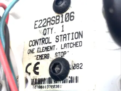 Used Cutler-Hammer Emergency Stop Button Control Station W/ E22B1 Button Relays & Switches Michigan US | Maverick Industrial Sales #1401931