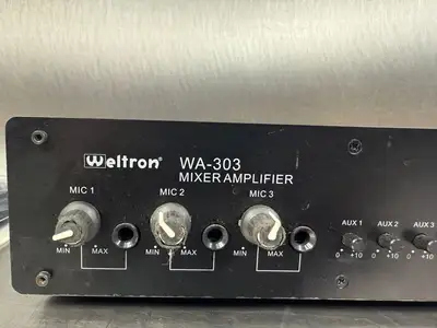 Weltron WA-303 Mixer Amplifier WA303 (10.5.3)