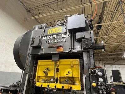 1970 MINSTER P2-100-48-31 Straight Side Double Crank Press | Universal Press & Machinery (UPM) (4)