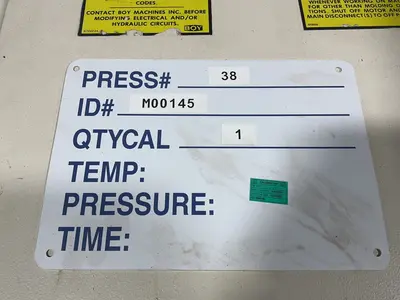 Used 1993 DR. BOY 50M Misc Plastics Equipment Ohio US | HGR 24 #1567007