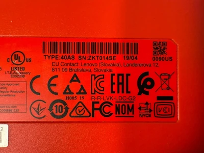 Lenovo ThinkPad LDC-G2 USB-C Dock Gen2 03X7609 SD20S97543 (2.3.5)