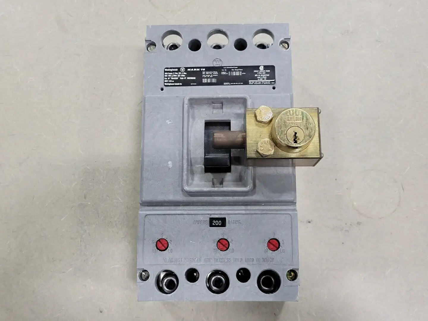 USED WESTINGHOUSE HKA3225F