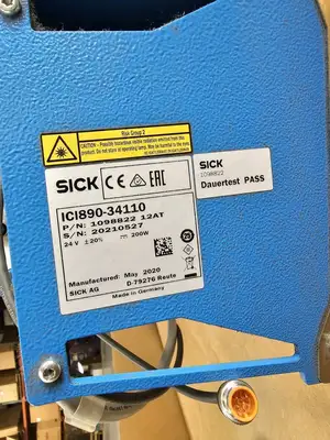 SICK ICD89044342010, IMAGEBASED CODE READERS, 1092551 w/ICI89034110 LED. WH#2