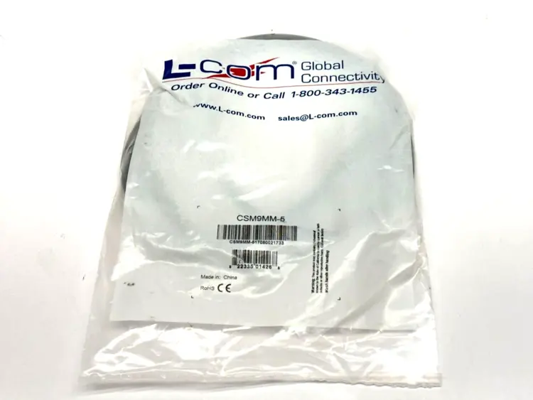 New | in-Stock L-Com CSM9MM-5 Cable & Wire Michigan US | Maverick Industrial Sales #1461085