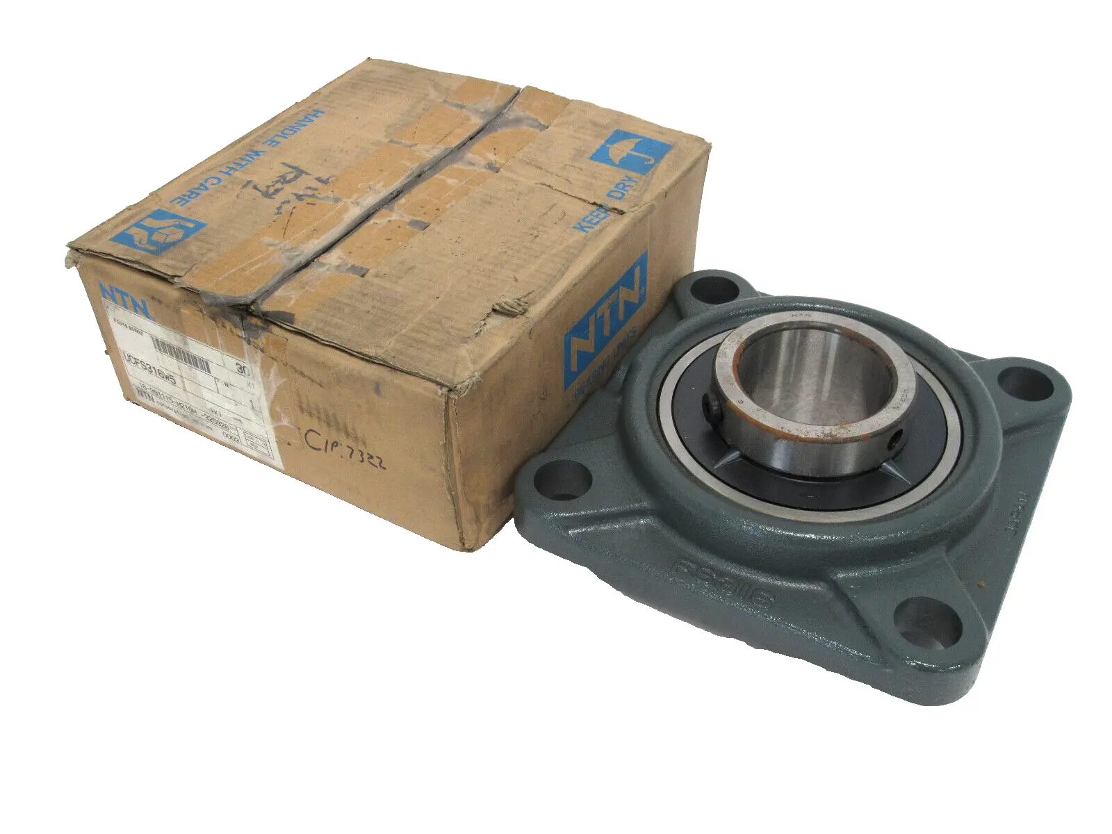 NEW NTN UCFS316W5 FLANGE BEARING 80MM UC316 UCFS316