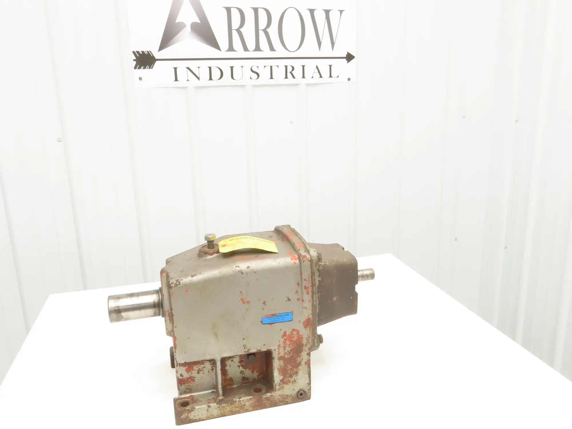 Gearbox Speed Reducer 40:1 Ratio Inline Drive 1.10" Input/2.25" Output