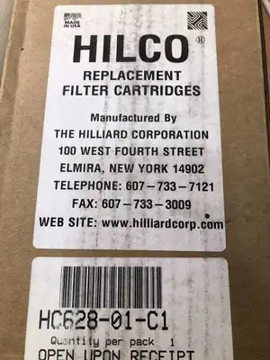 HILCO HC628-01-C1 Filter Cartridge -NIB