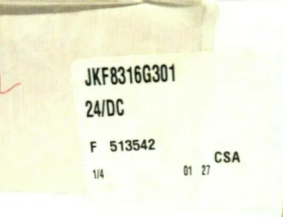 NEW SEALED ASCO JKF8316G301 SOLENOID VALVE 24/DC