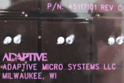 NEW ADAPTIVE MICRO SYSTEMS 11719001R DISPLAY BOARD 32×16 45117101