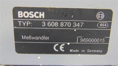 Bosch 3 608 870 347 Measurement Converter Unit Used