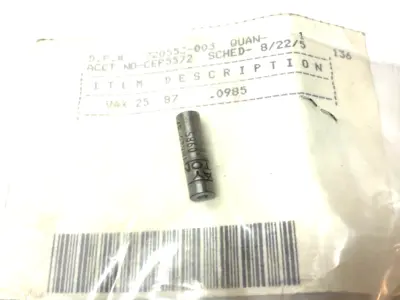 New | in-Stock DAYTON BLANK DIE PUNCH BUTTON PRESS .0985 Taps & Dies | Maverick Industrial Sales #1108753
