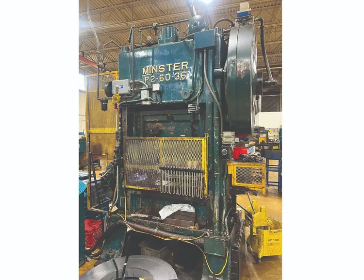 Used 1965 MINSTER P2-60-36 Straight Side Presses Michigan US | Universal Press & Machinery (UPM) #541723