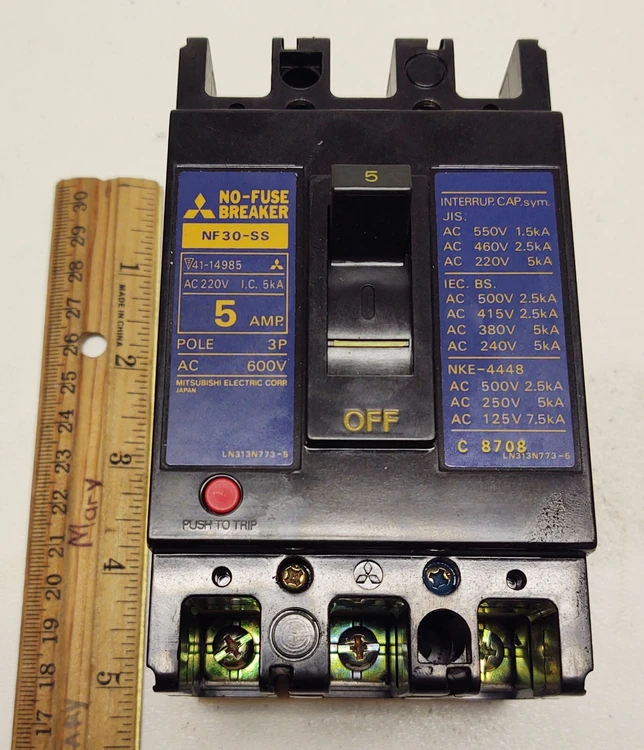 Used Mitsubishi NF-30SS Circuit Breakers Kentucky US | Edwards Industrial Repair #973609