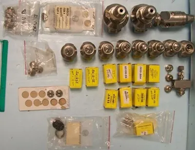 QTY. 1. LOT SPRAYING SYSTEMS CO. SPRAY NOZZLES AND...