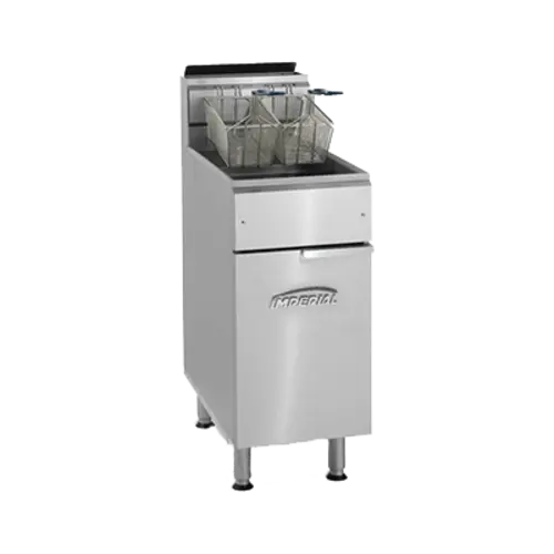 Imperial IFS-50 Gas Fryer - (1) 50 lb Vat, Floor Model, Natural Gas