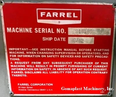 3 Lt. Farrel Banbury® “OOC” Mixer, Item # 1849
