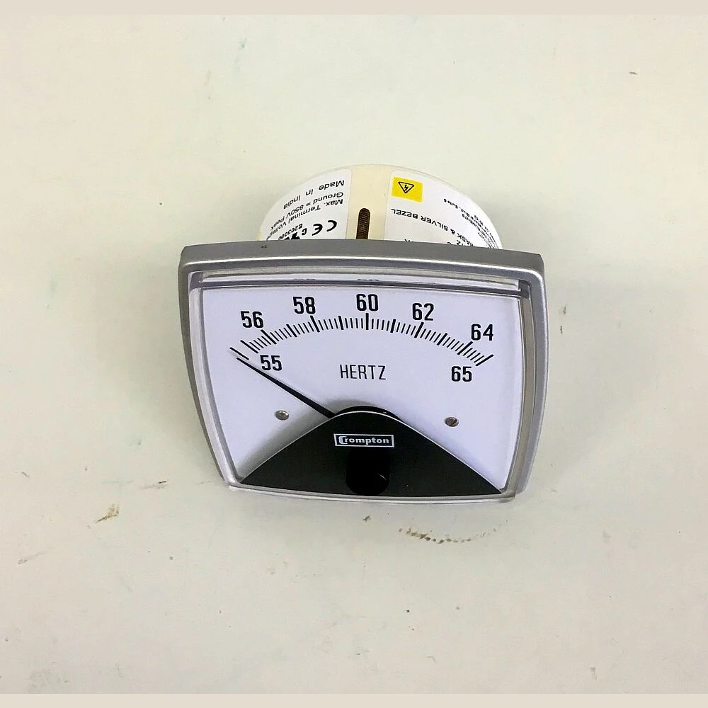 Crompton 55-65 Hertz Analog Meter