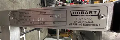 Hobart W32C-5 Floor Model Wrap Station w/ Built In Hotplate - (3) Film Roll Capacity, 120v, Refurbished