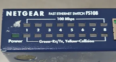 Used NETGEAR NETGEAR ProSafe (FS108) 8-Ports External Switch. Network Switches South Carolina US | Palmetto Automation #1161624