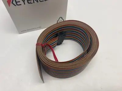 USED KEYENCE DEDICATED PARALLEL CONNECTION RIBBON CABLE 3M