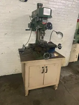 5966-410 ENCO Complex Milling Drilling Machine MODEL RF-30 With Cabinet Stand