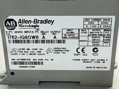 USED ALLEN BRADLEY 1762-IQ8OW6 SER A