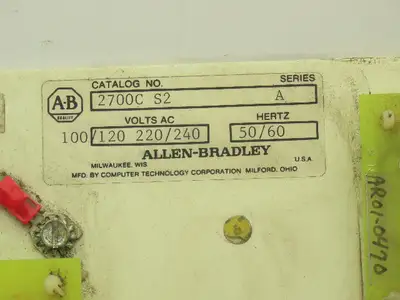 Allen Bradley 2700C-S2 Power Control Board 120/240VAC Ser A