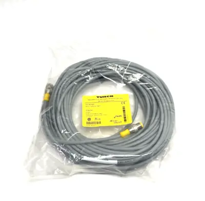 NEW TURCK EUROFAST DOUBLE ENDED CONNECTION CABLE U5250-1