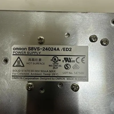 Used OMRON S8VS-24024A Miscellaneous Equipment (Electrical & Power) | Surplus Asset Holdings #1188750