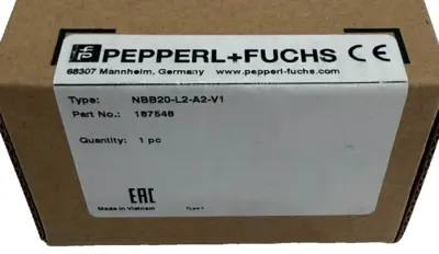 NEW PEPPERL+FUCHS NBB20-L2-A2-V1 INDUCTIVE SENSOR 187548 NBB20L2A2V1