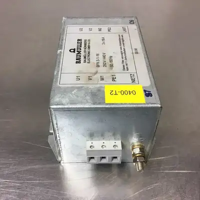 BAUMULLER NURNBERG BFN3-1-16 FILTER BFN 3-1-16 250/440V 3x16A Loc.1A