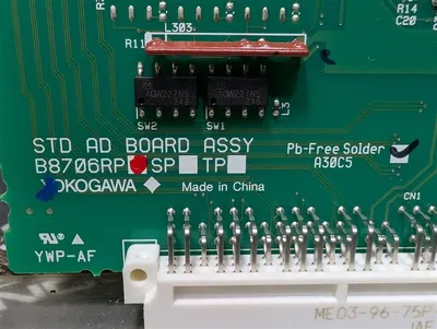 Yokogawa Daqstation B8706RP Data Acquisition Station Standard AD Board Used