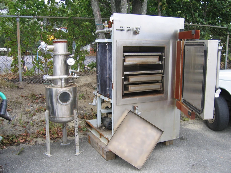 Used JVM INDUSTRIES 20 Sq. Foot Vacuum Shelf Dryers New Jersey US | Perry Equipment #131672